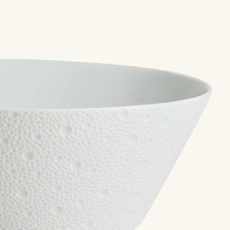 Ecume Salad Bowl White 24cm bernardaud ecume salad bowl white 24cm