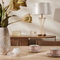 ginori 1735 diva tea cup   saucer pink set of 2