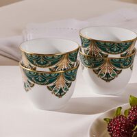 Rêves Du Nil Arabic Coffee Cup Green Set Of 6 haviland r ves du nil arabic coffee cup green set of 6