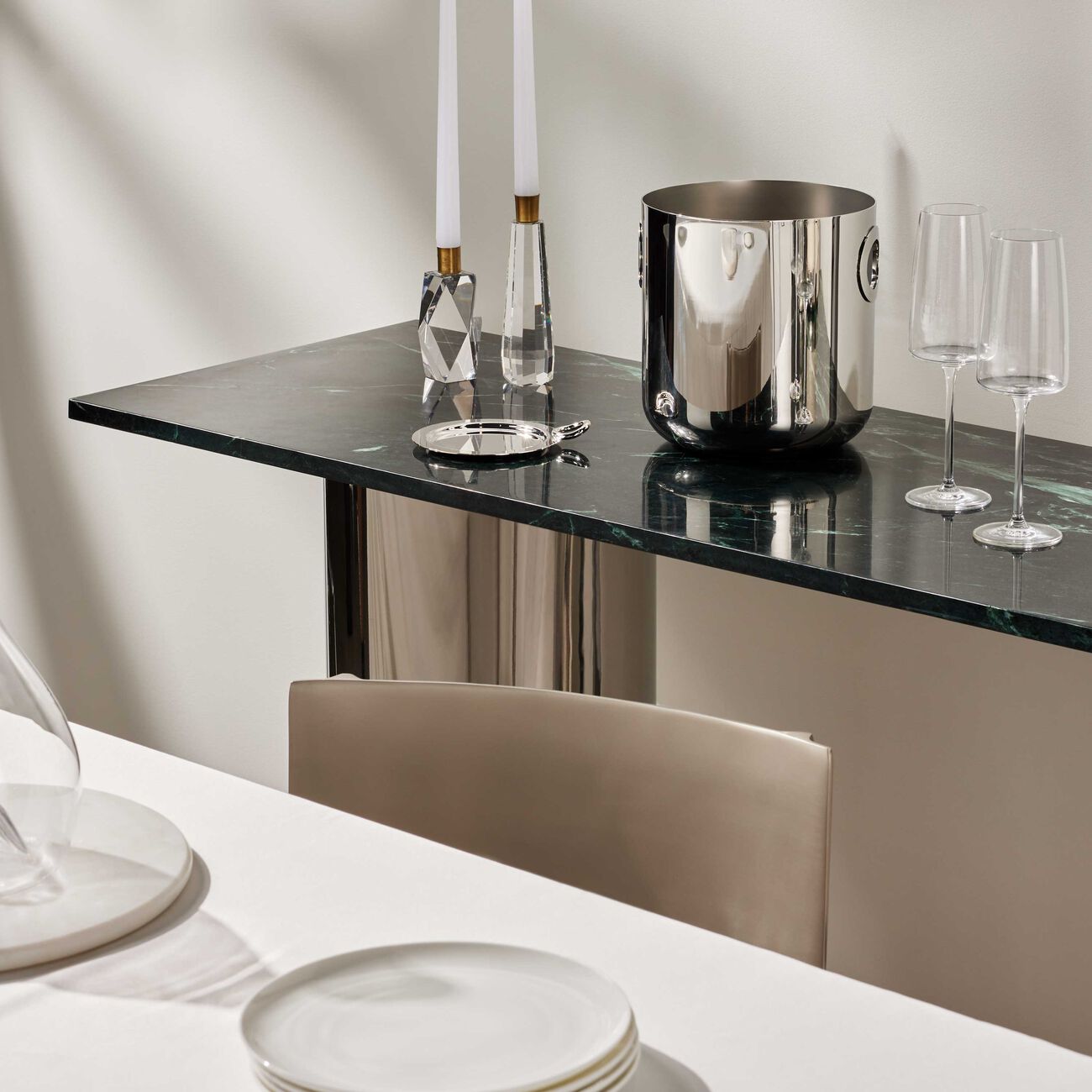 كريستوفل دلو لتبريد المشروب من الستانلس ستيل