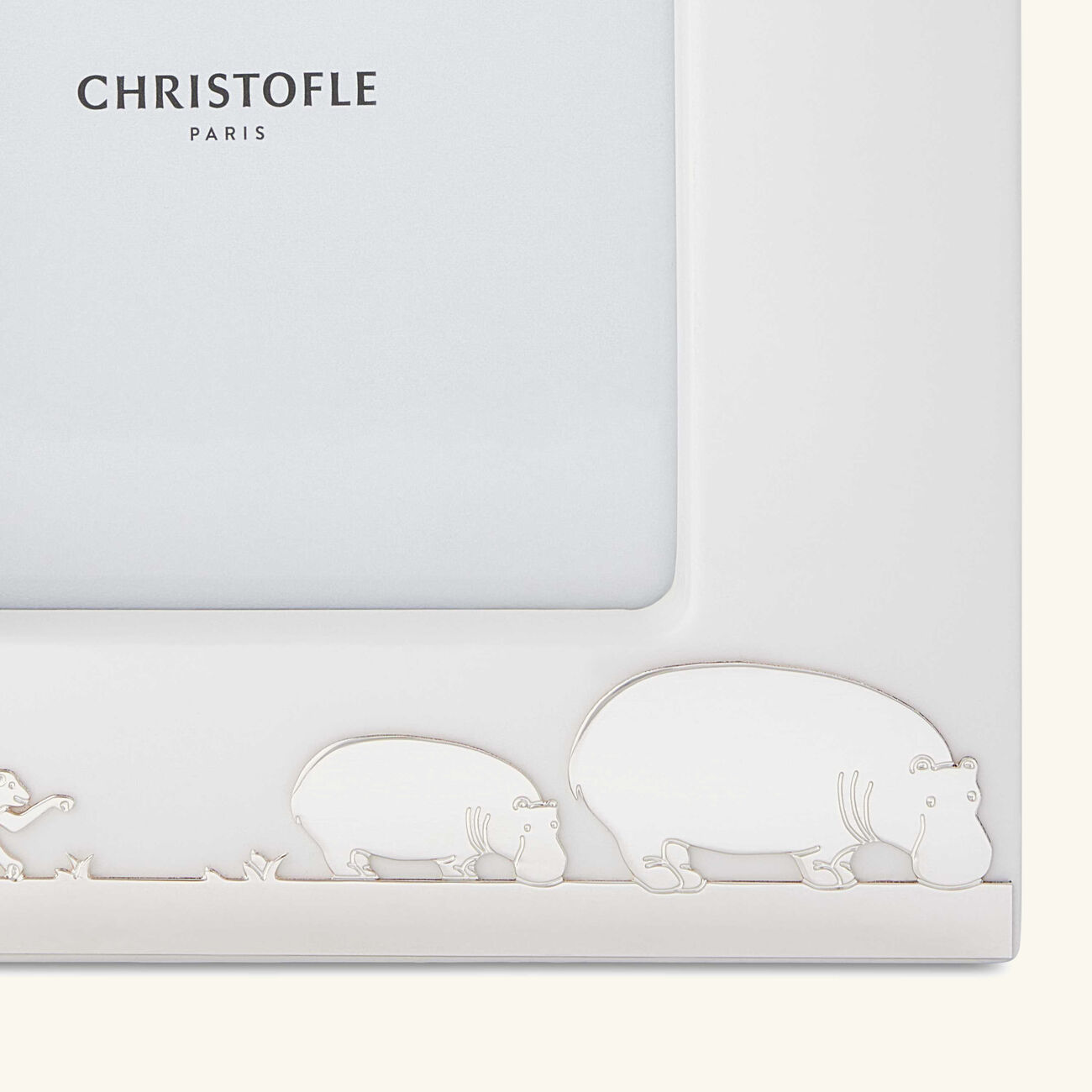 christofle savane picture frame silver plated 22x22cm