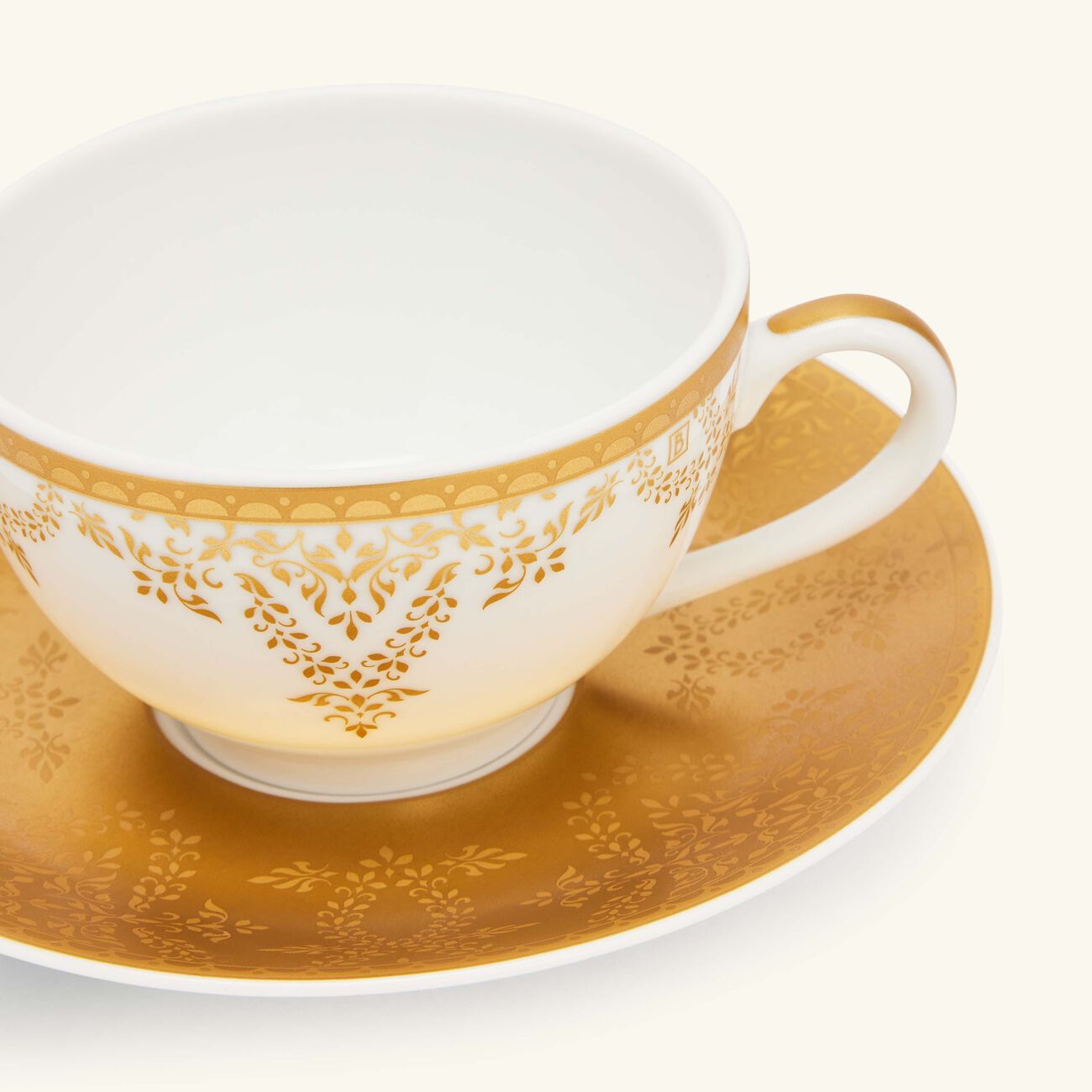 Voyage Tea Cup & Saucer Gold bernardaud voyage tea cup saucer gold