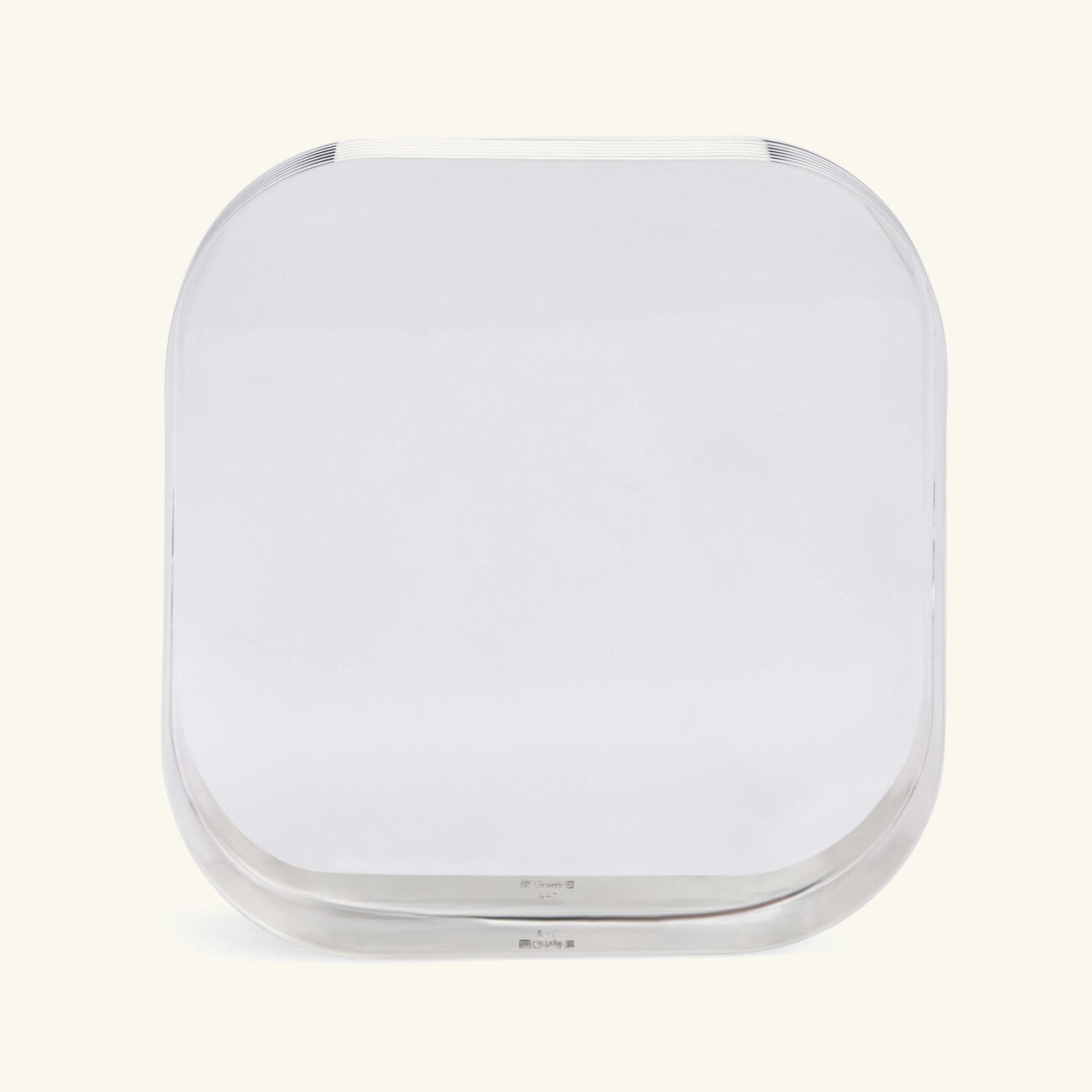 christofle k t serving tray square small silver plated