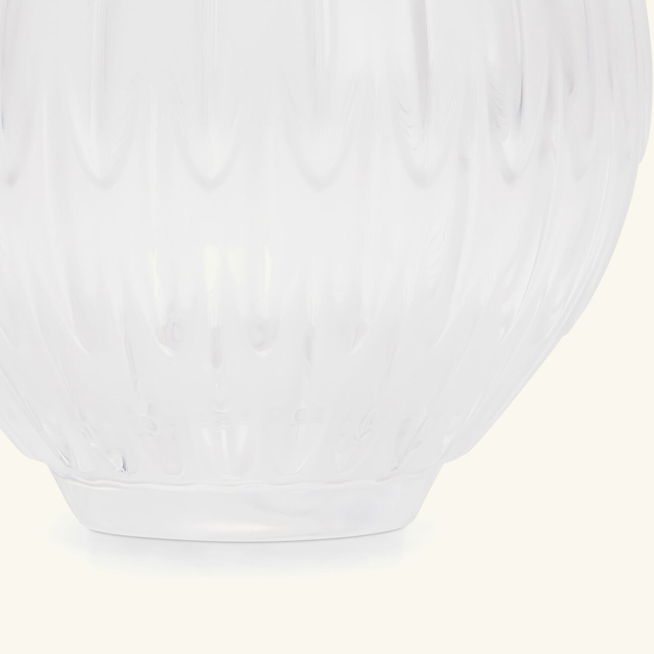 lalique plumes vase mini clear