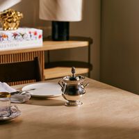 christofle malmaison sugar bowl silver plated