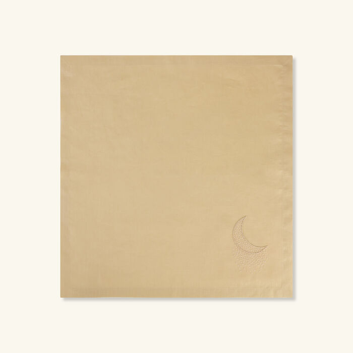 catherine denoual fairy moon napkin beige
