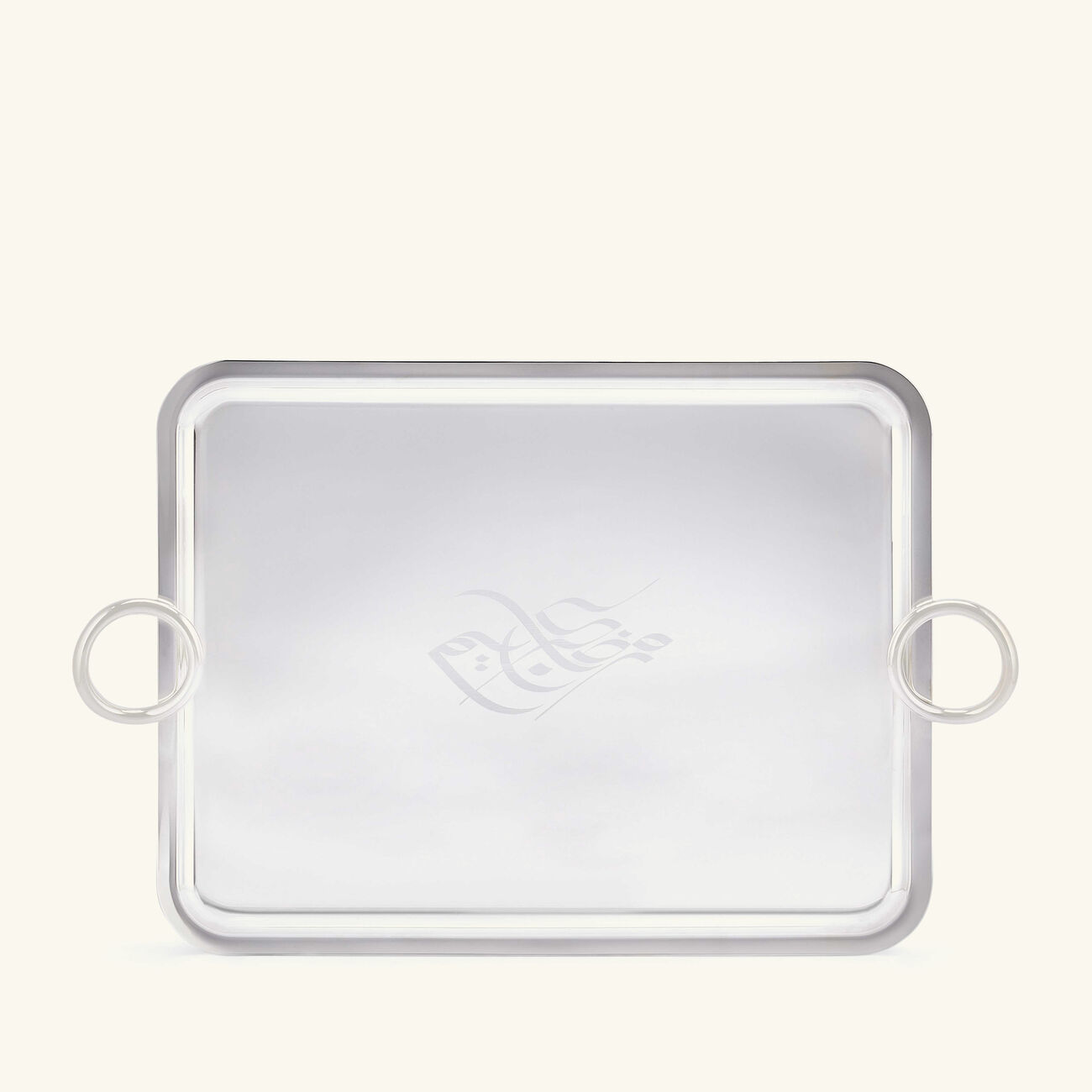 christofle vertigo ramadan exclusive serving tray rectangular large silver plated