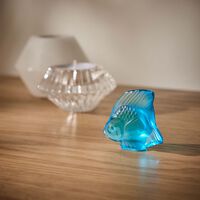 Fish Figurine Small Blue lalique fish figurine small blue