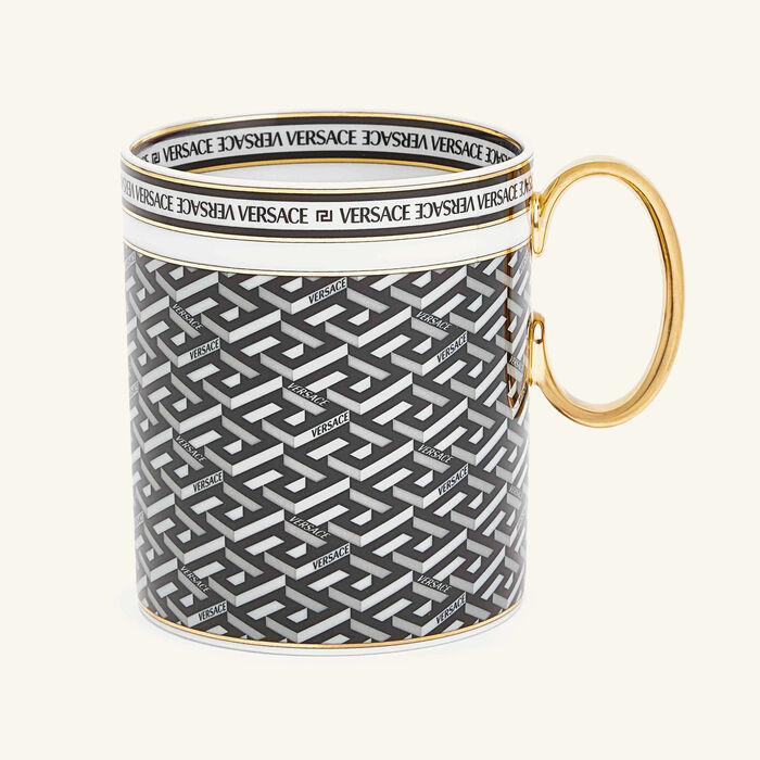 versace la greca signature mug pattern