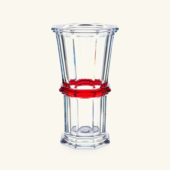 baccarat harcourt 1841 vase medium red