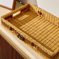 Bailey Serving Tray Rectangular Medium Brown ralph lauren home bailey serving tray rectangular medium brown