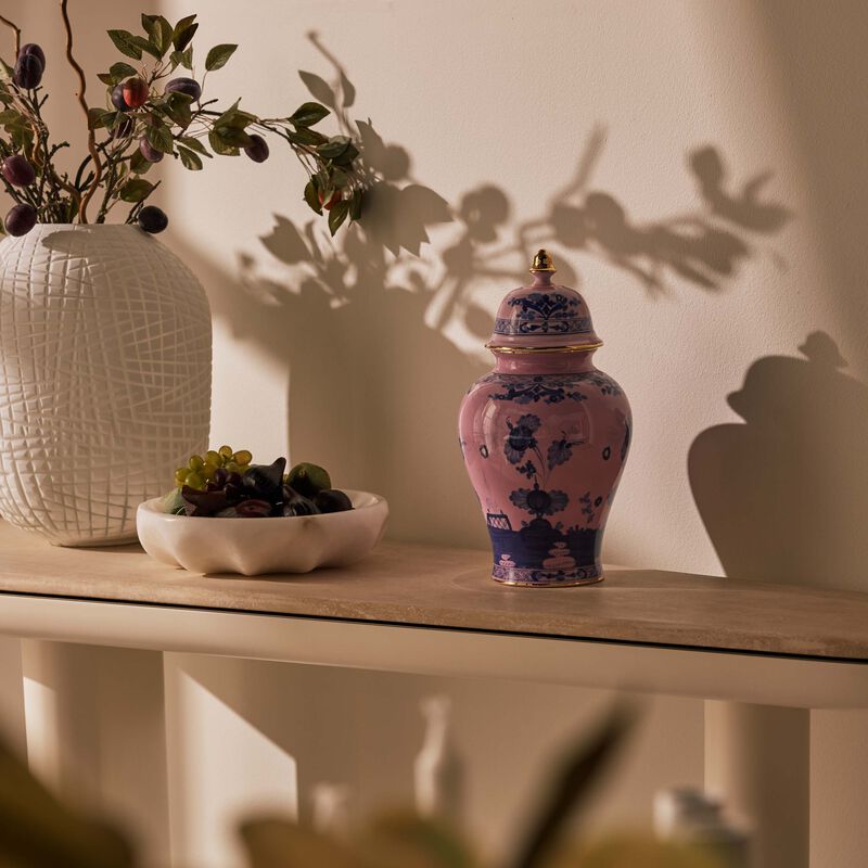 جينوري 1735 مزهرية بوتيكي متوسطة وردية