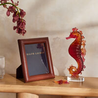 daum mer de corail seahorse figurine mini red