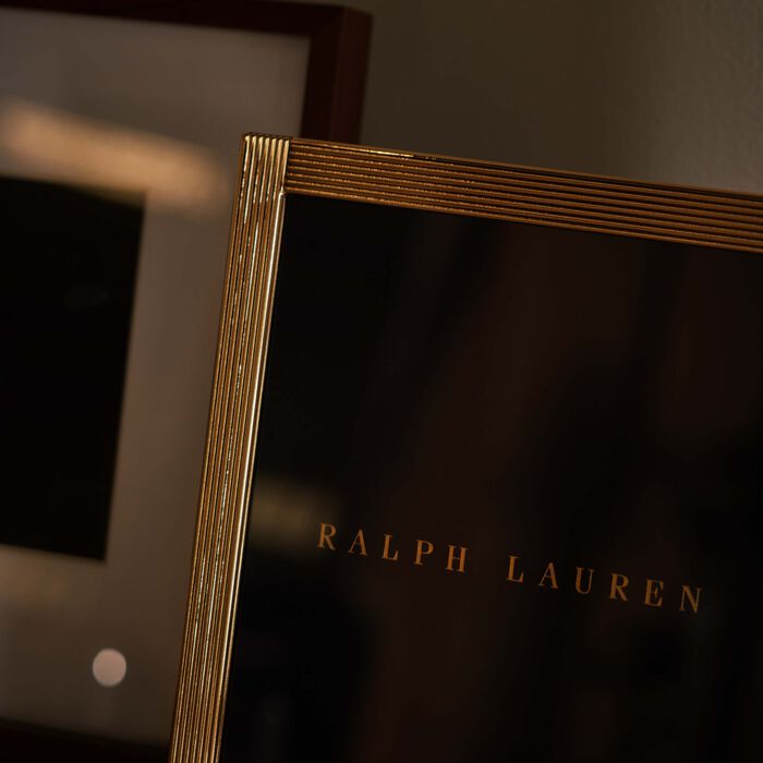 ralph lauren home luke picture frame gold 24x29cm