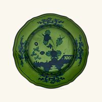ginori 1735 antico doccia dessert plate round green 21cm