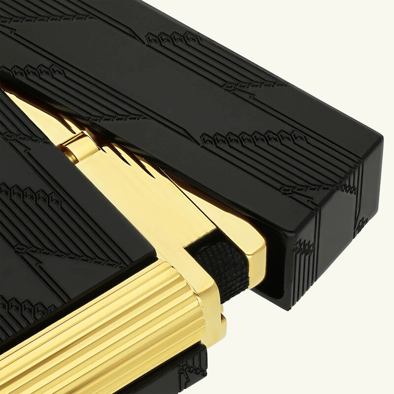 Ligne 2 Monogram 1872 Lighter Black st dupont ligne 2 monogram 1872 lighter black