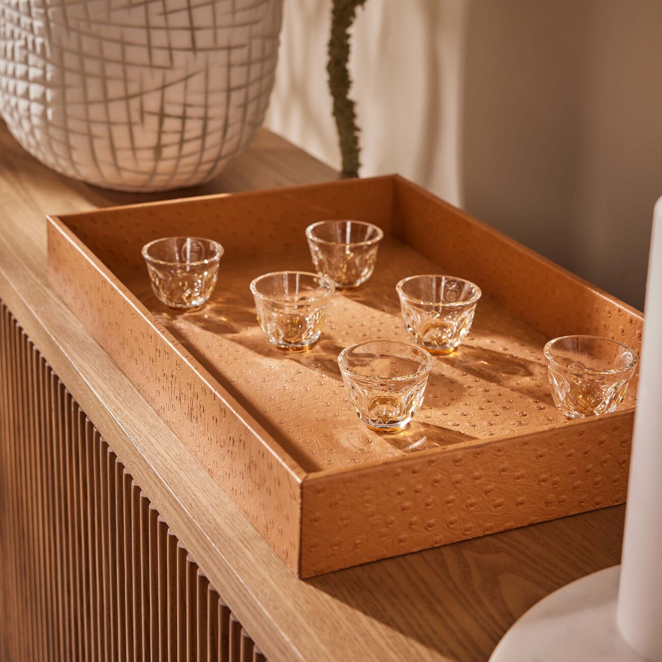 ريفليكشنز كوبنهاغن طقم من 6 فناجين قهوة عربية اسمي باللون الذهبي