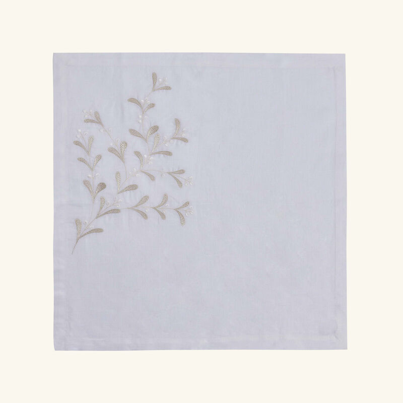 catherine denoual garden collection napkin grey