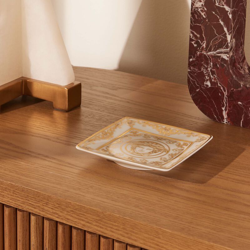 Medusa Gala Trinket Tray White 12cm versace medusa gala trinket tray white 12cm