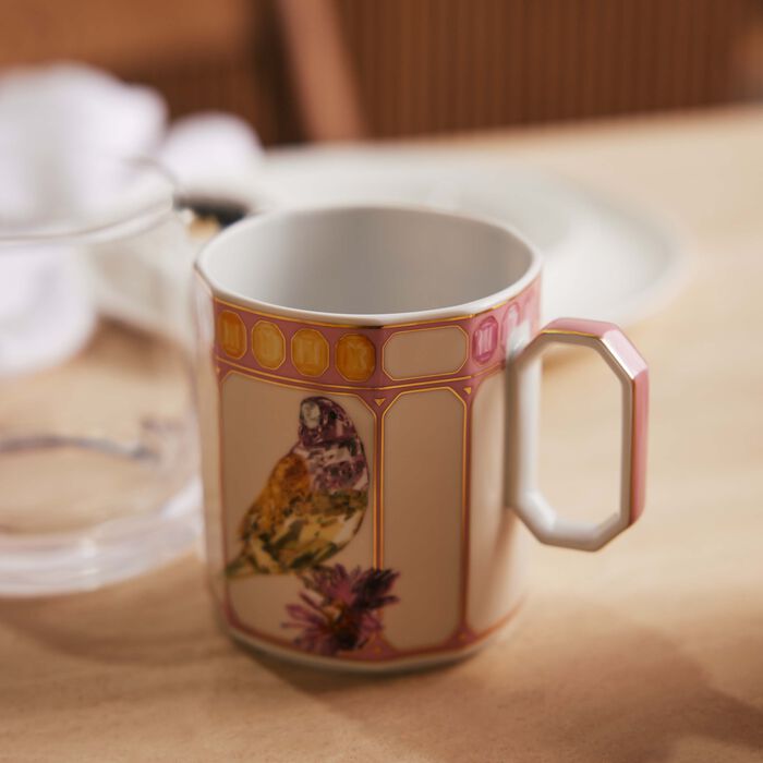 rosenthal idyllia mug finch pink