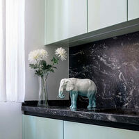 Elephant Underwater Sculpture Medium White lladro elephant underwater sculpture medium white