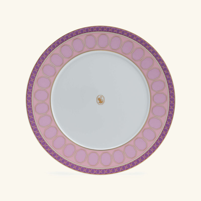 rosenthal signum rose plate round pink 23cm