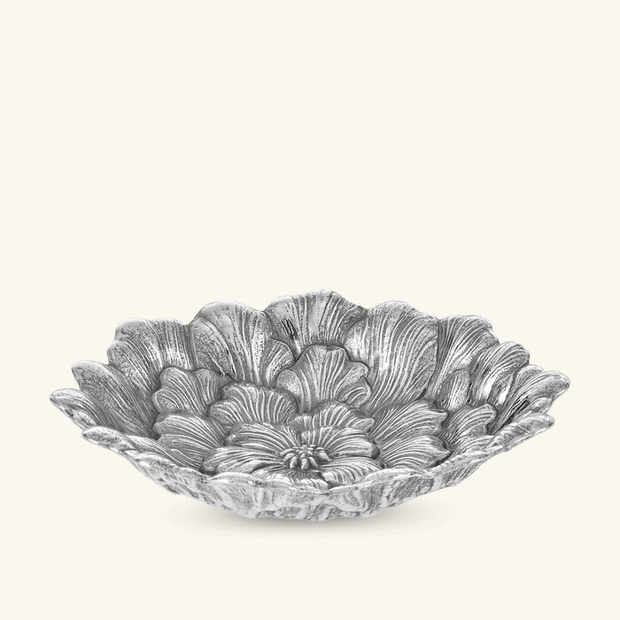 buccellati gardenia flower bowl small silver
