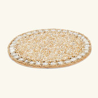 طقم بيفل مؤلف من أربع قواعد للأكواب بلون ذهبي كيم سيبيرت طقم بيفل مؤلف من أربع قواعد للأكواب بلون ذهبي