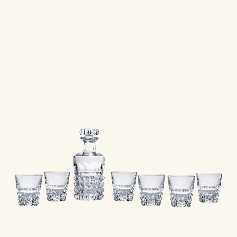 baccarat louxor bar set clear