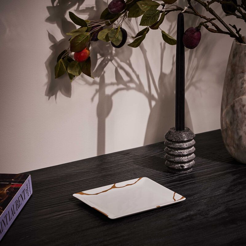 bernardaud kintsugi rectangular tray
