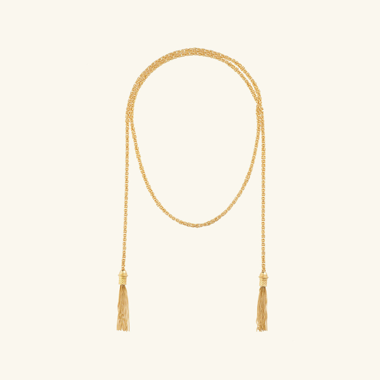 christofle pompon necklace chain gold