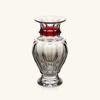 baccarat harcourt vase medium red