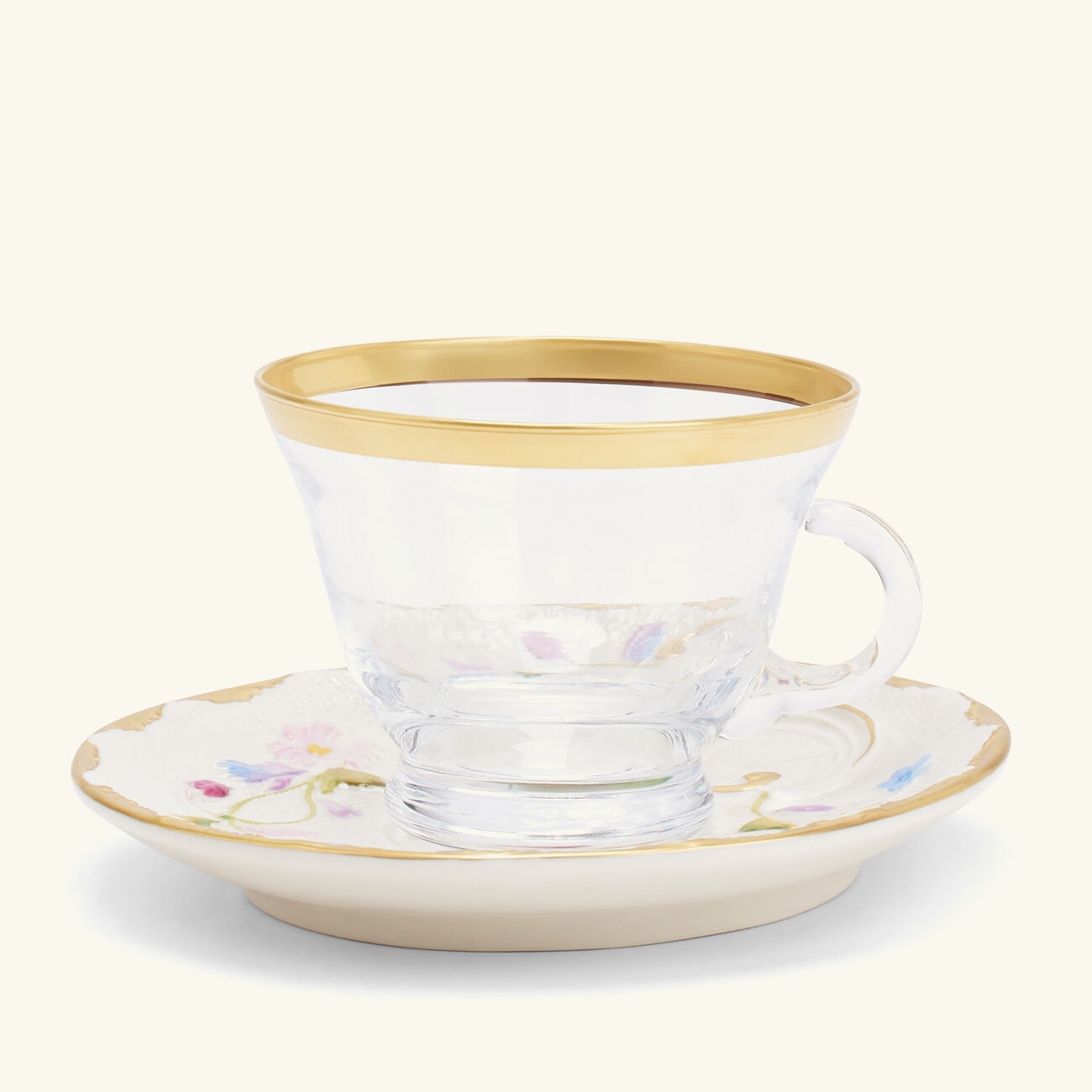 villari taormina cappuccino cup   saucer gold