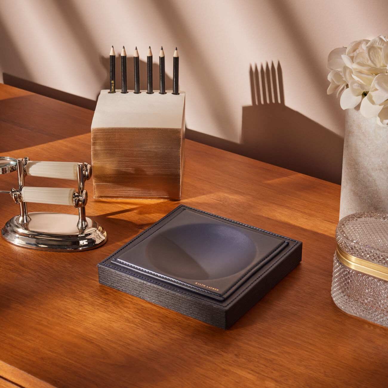 ralph lauren home brennan tray small blue