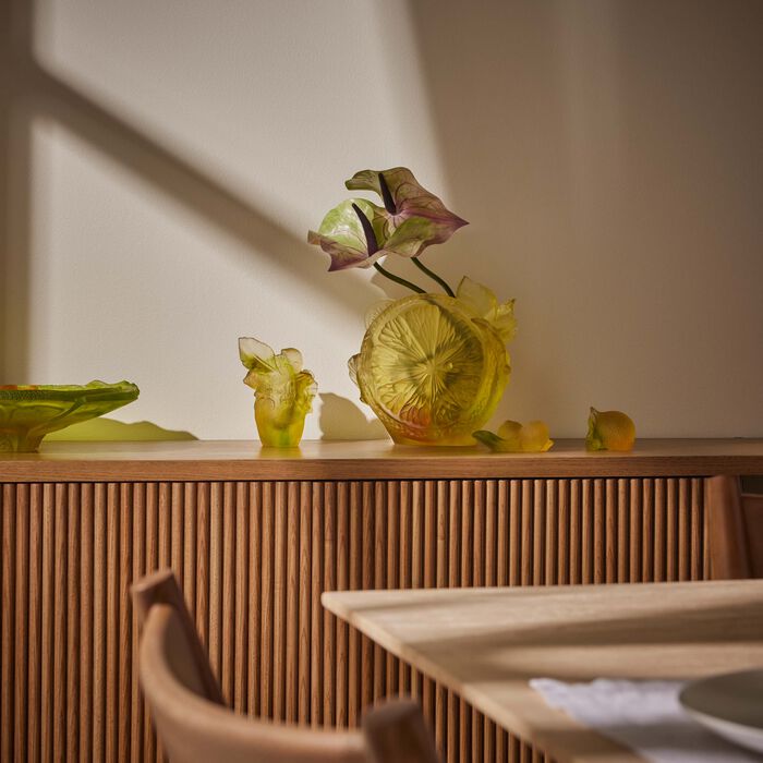 دوم مزهرية سيتروس صفراء اللون   بالحجم المتوسط   إصدار محدود