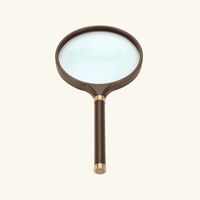 Pebble Archival Magnifying Glass Brown assouline pebble archival magnifying glass brown