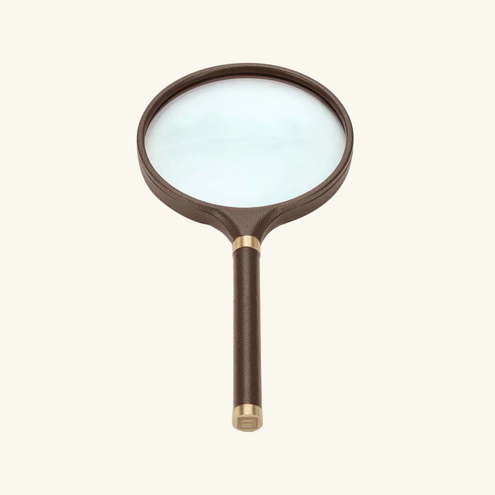 Pebble Archival Magnifying Glass Brown assouline pebble archival magnifying glass brown