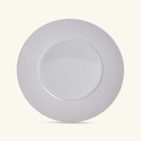 bernardaud ecume dinner plate round white 26cm