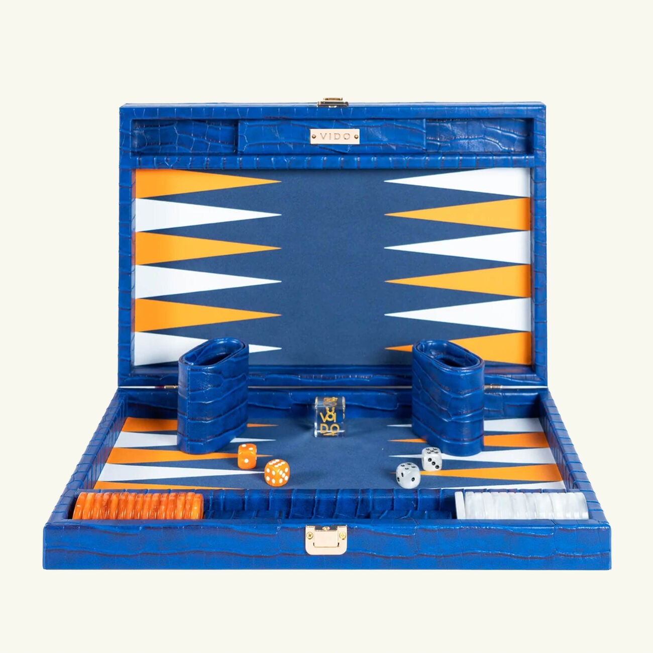 Alligator Backgammon Set Medium vido alligator backgammon set medium