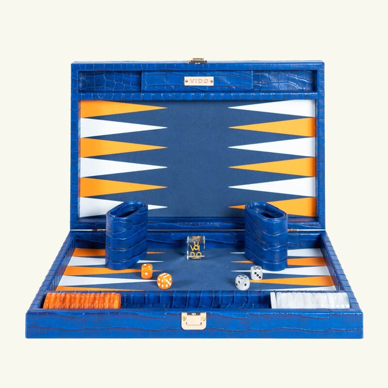Alligator Backgammon Set Medium vido alligator backgammon set medium