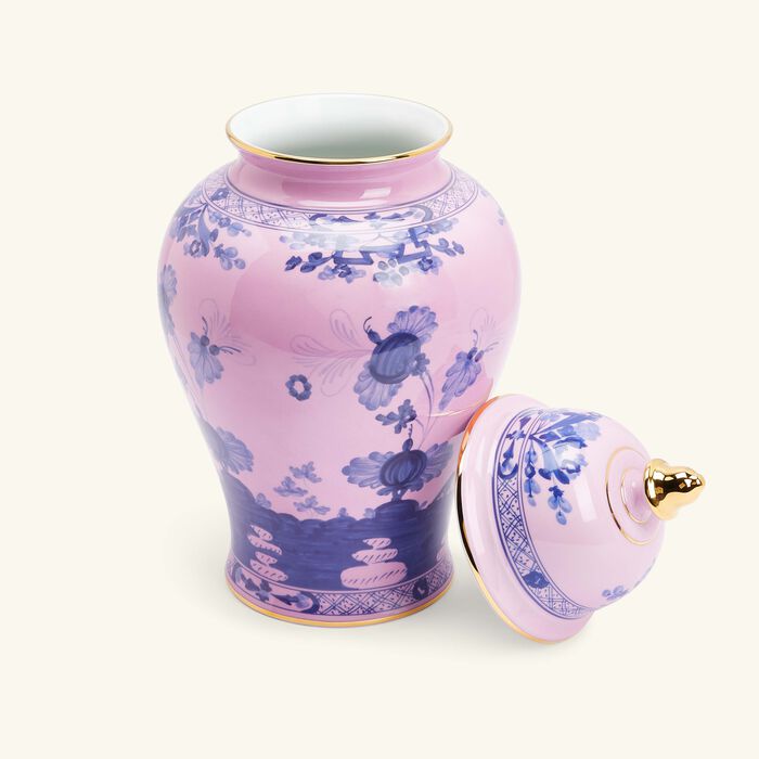 جينوري 1735 مزهرية بوتيكي متوسطة وردية