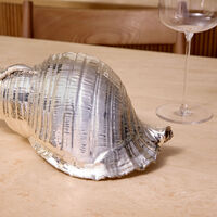 Marina Sea Shell Figurine Large Silver buccellati marina sea shell figurine large silver