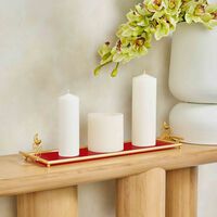 Extravaganza Serving Tray Rectangular Large Red villari extravaganza serving tray rectangular large red