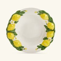 Lemon Pasta Bowl White les ottomans lemon pasta bowl white