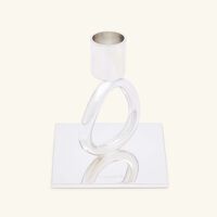 christofle vertigo ring candle holder silver plated