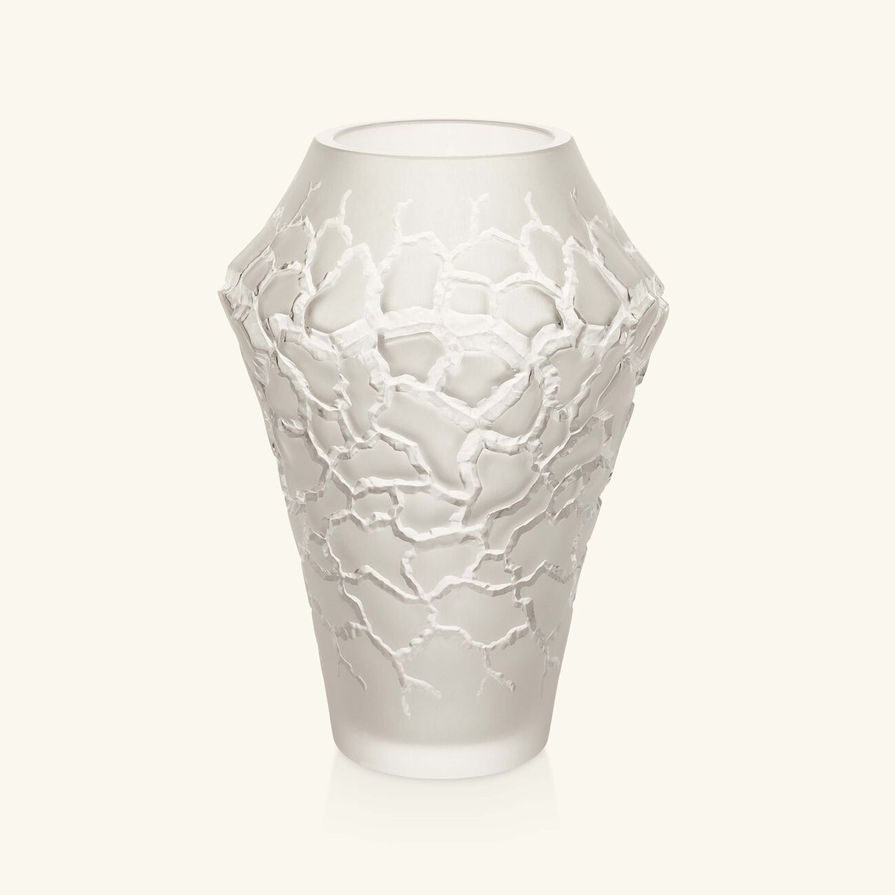 لاليك مزهرية تيرامينيرال كالديرا الدائرية الصغيرة الشفافة