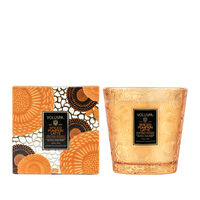 voluspa spiced pumpkin latte 2 wick hearth candle