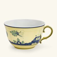 ginori 1735 oriente italiano citrino tea cup yellow