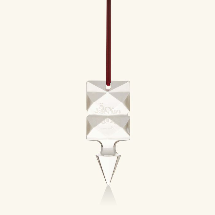 baccarat no l louxor annual ornament 2024 mini clear