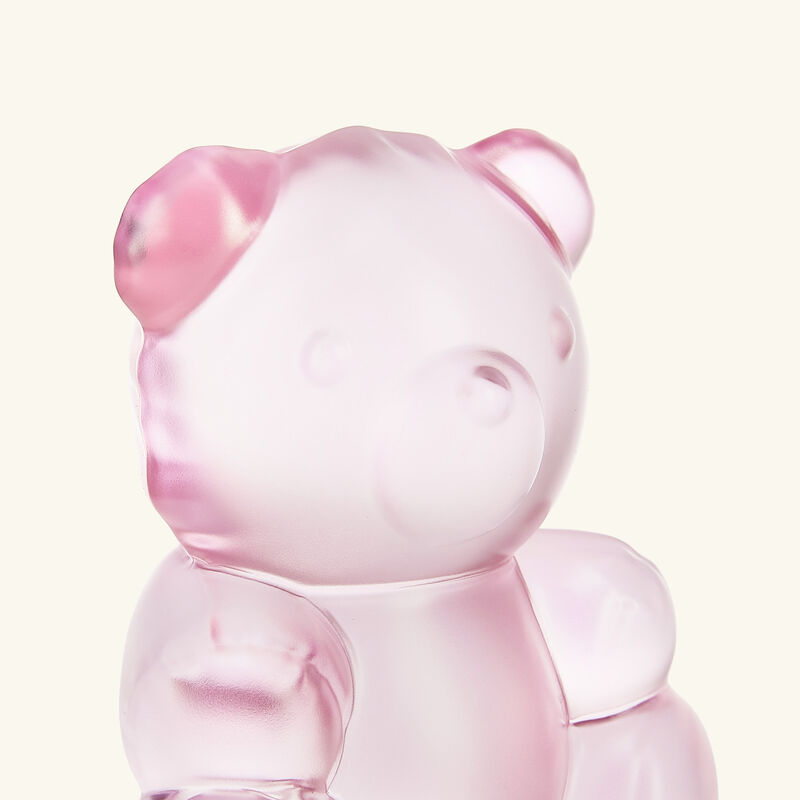Teddy Air Sculpture Small Pink lalique teddy air sculpture small pink